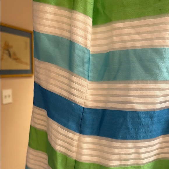 Lilly Pulitzer silk blend Striped Sleeveless Dress with bow detail - Picture 3 of 6
